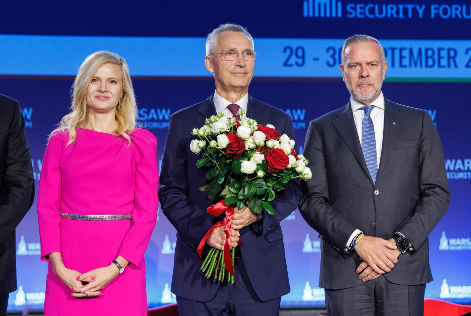 Jens Stoltenberg Honored with the Knight of Freedom Award at the WSF 2025