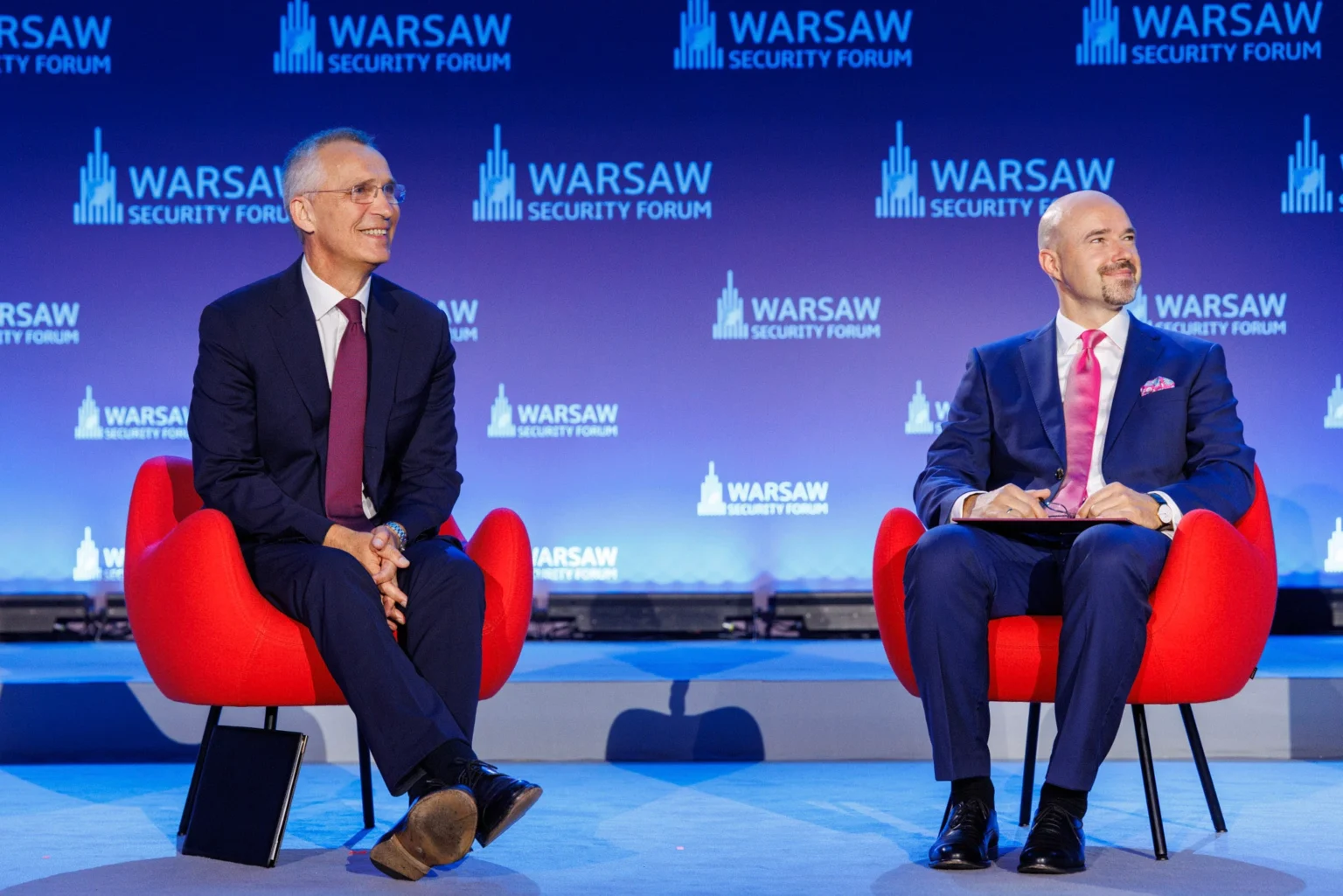 Jens Stoltenberg Honored with the Knight of Freedom Award at the WSF 2025