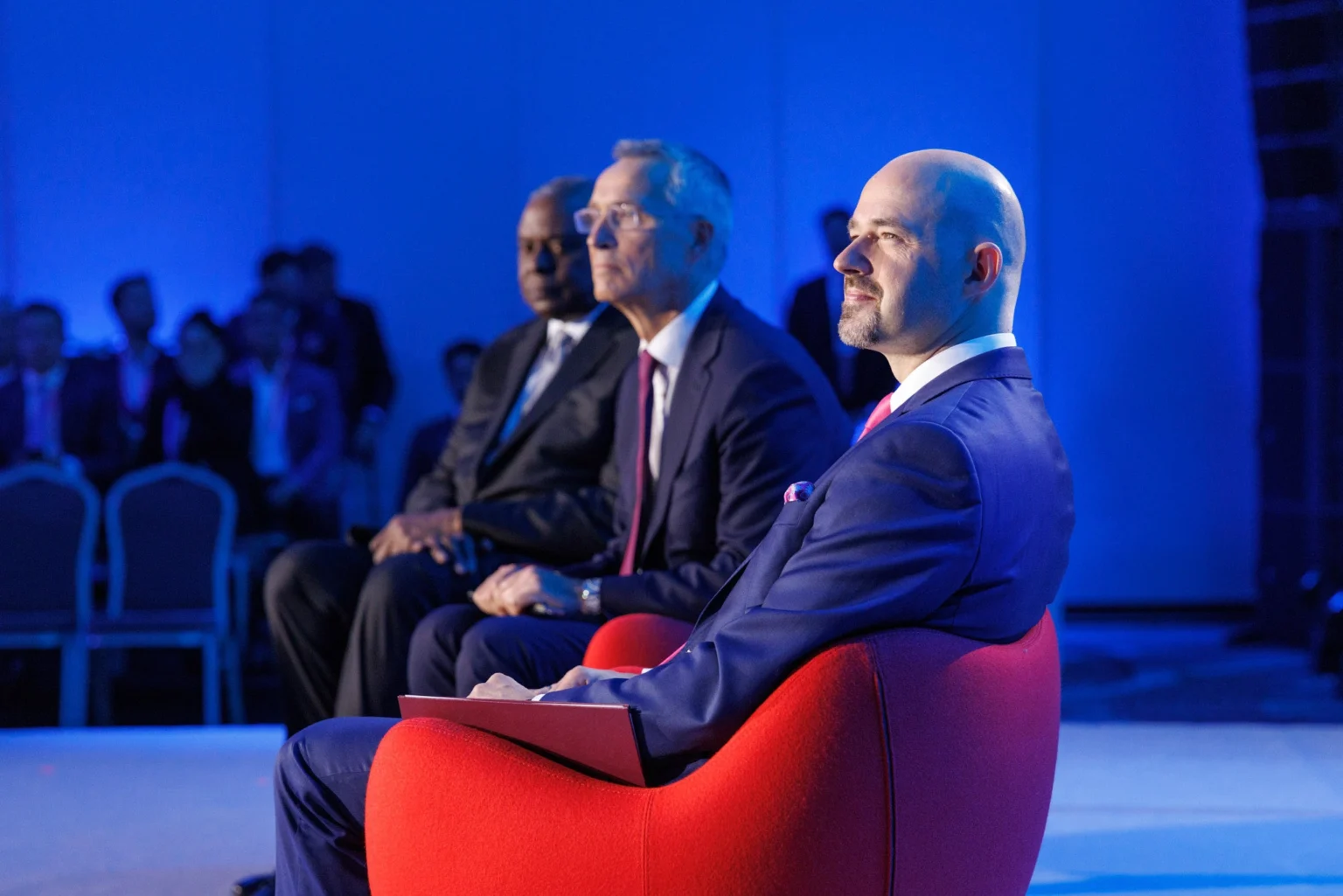 Jens Stoltenberg Honored with the Knight of Freedom Award at the WSF 2025