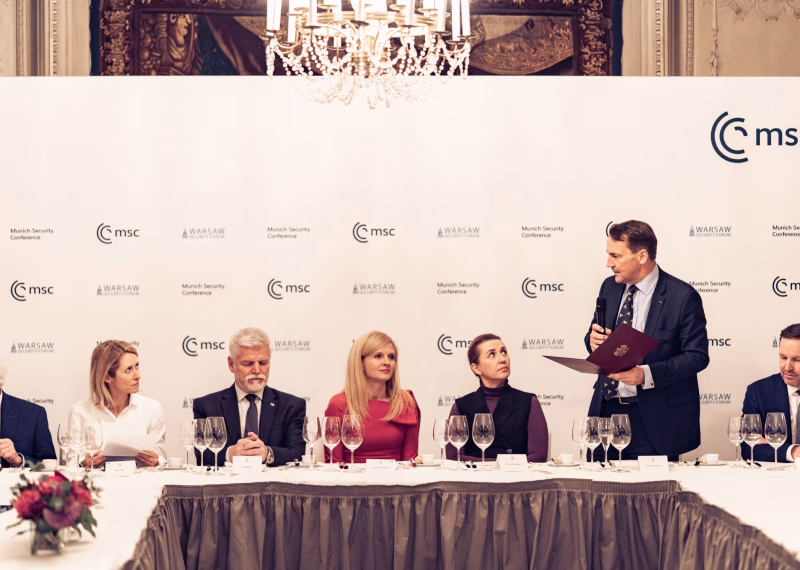 14.02.2026, Munich, MSC2026, Munich Security Conference, Bayerischer Hof › Fürstensalon (Palais): MSC 2026 - No Time to Lose: Mapping Europe’s Chances to Win the War Before the War
Photo: MSC/Ellen Kallscheuer